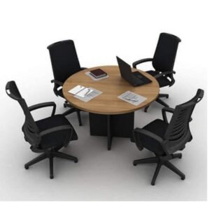 Board Room Table Wood Round