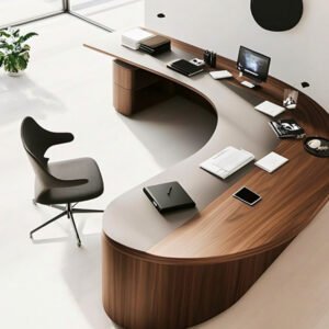3D office desk for a contemporary office