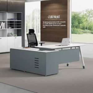 Factory Direct Office Table Interchangeable Left and Right Office Furniture Environmentally Friendly Panel Computer Office Desks