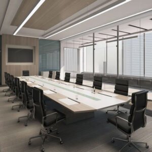 High-end Office Wooden Melamine Table