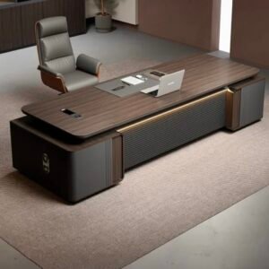 Modern High-End Executive Office Desk Table Set Factory Custom Commercial Furniture