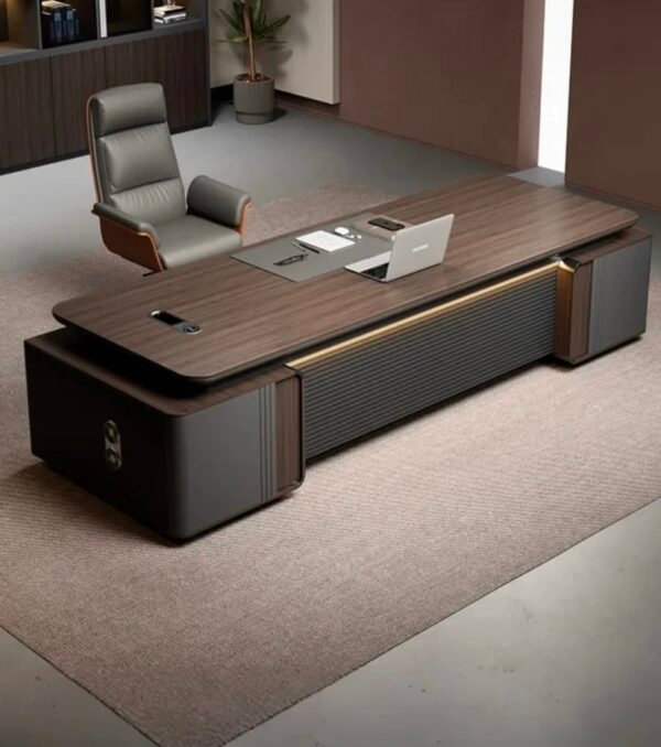 Modern High-End Executive Office Desk Table Set Factory Custom Commercial Furniture