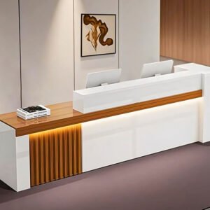 White Hotel Reception Desk